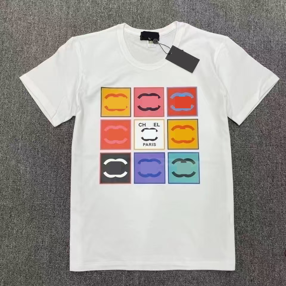 Chaneels Tank Tops High Quality Luxury Chaneelshirts Mens Women Designer Chandal Tank Tops Short Sleeve Fashion Classic Casual Cc Shirts Tees Tops E