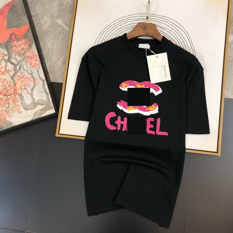 Chaneels Tank Tops High Quality Luxury Chaneelshirts Mens Women Designer Chandal Tank Tops Short Sleeve Fashion Classic Casual Cc Shirts Tees Tops C