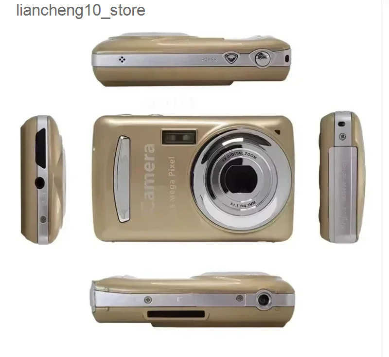Digital Cameras 4K Digital Camera Travel Selfie Camara Vintage Camera HD Photography Entry-Level Kids Campus Selfie Mini Retro Camera L240910-image-1036404652