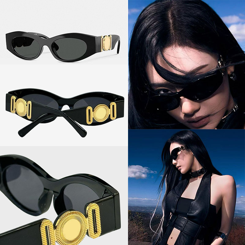 Nouvelles lunettes de soleil de mode pour hommes femmes Cat Eye 4480U Designer ovale acétate étroit cadre personnalisé Luxury avec boîte avec boî
