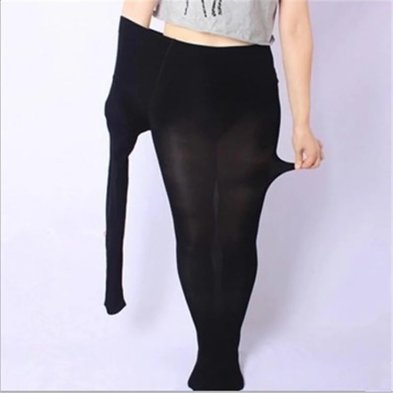Womens Large Size Super Elastic Black Leggings Fashion Soft Stockings Pants Long Socks 241203Z