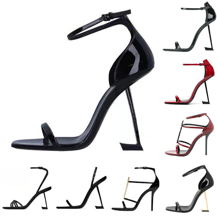 New summer - style fashionable open - toe sandals. The stiletto heels range from 8 to 10 centimeters, and they are trendy high - heeled sandals with