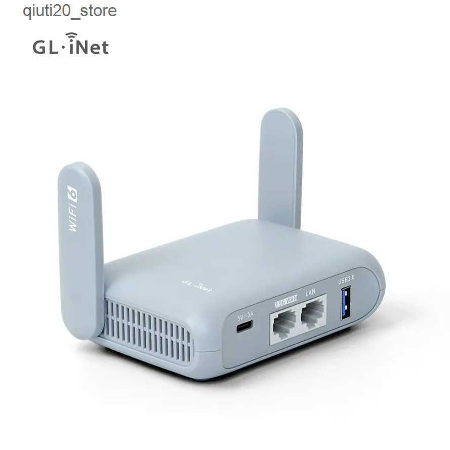 Routers GL.iNet GL-MT3000 (Beryl AX) Wi-Fi 6 Wireless Travel Gigabit Router Connect Public Hotel Wi-Fi Captive Portal Cybersecurity Z250206-image-1036667127