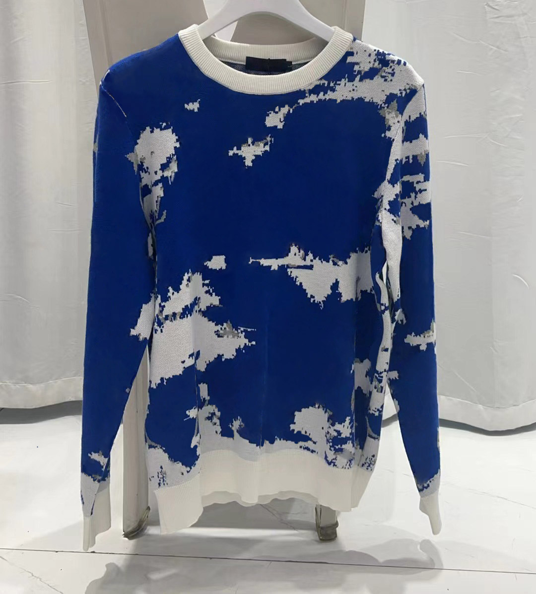 24ss Designer Sweaters luxury Mens Womens Jacquard stripe Man Paris Fashion Tee Top Quality Tees Street long Sleeve luxury colors
