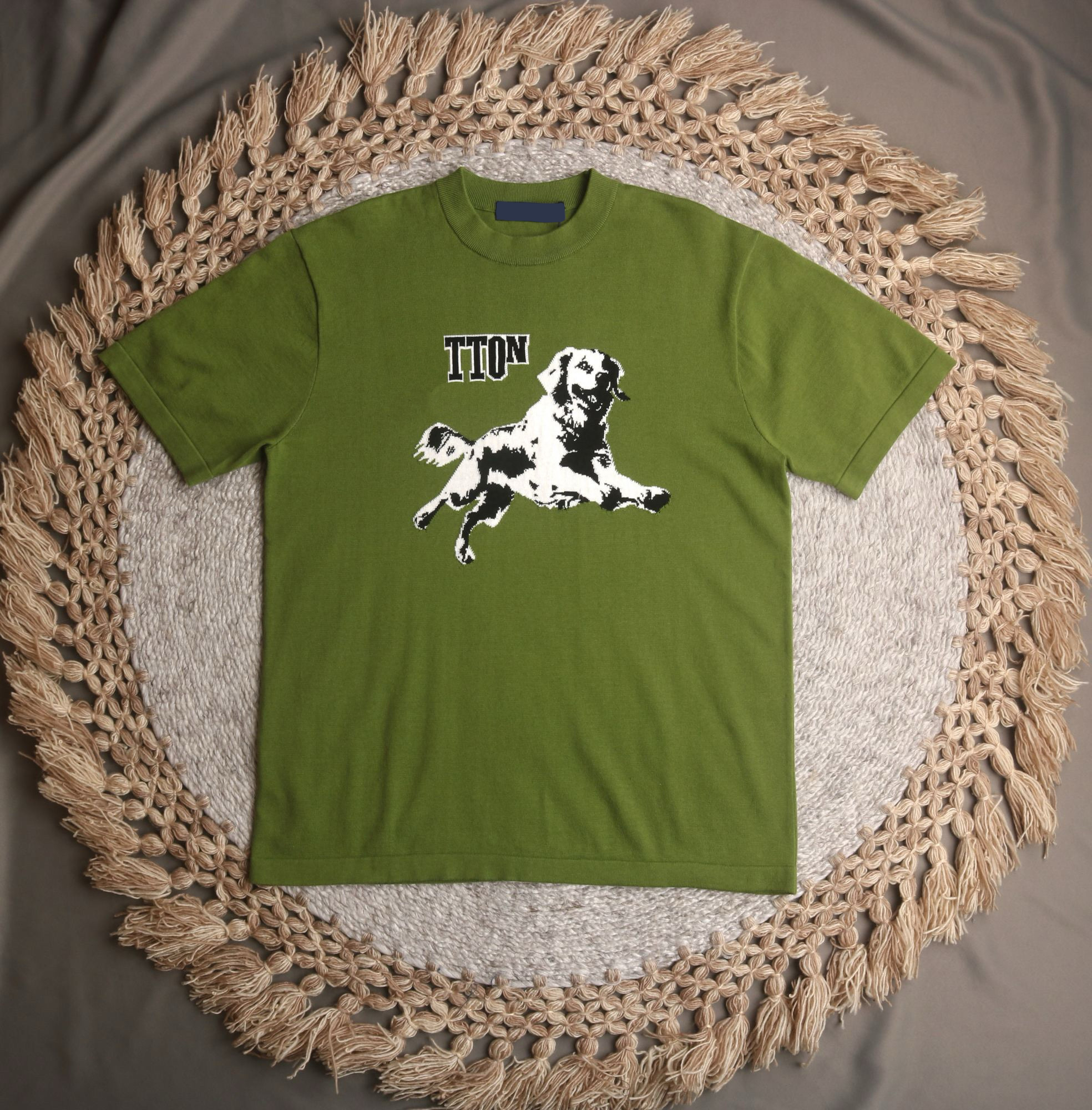 Men&#039;s Plus Tees & Polos Round neck embroidered and printed polar style summer wear with street pure cotton h2w-image-842352981