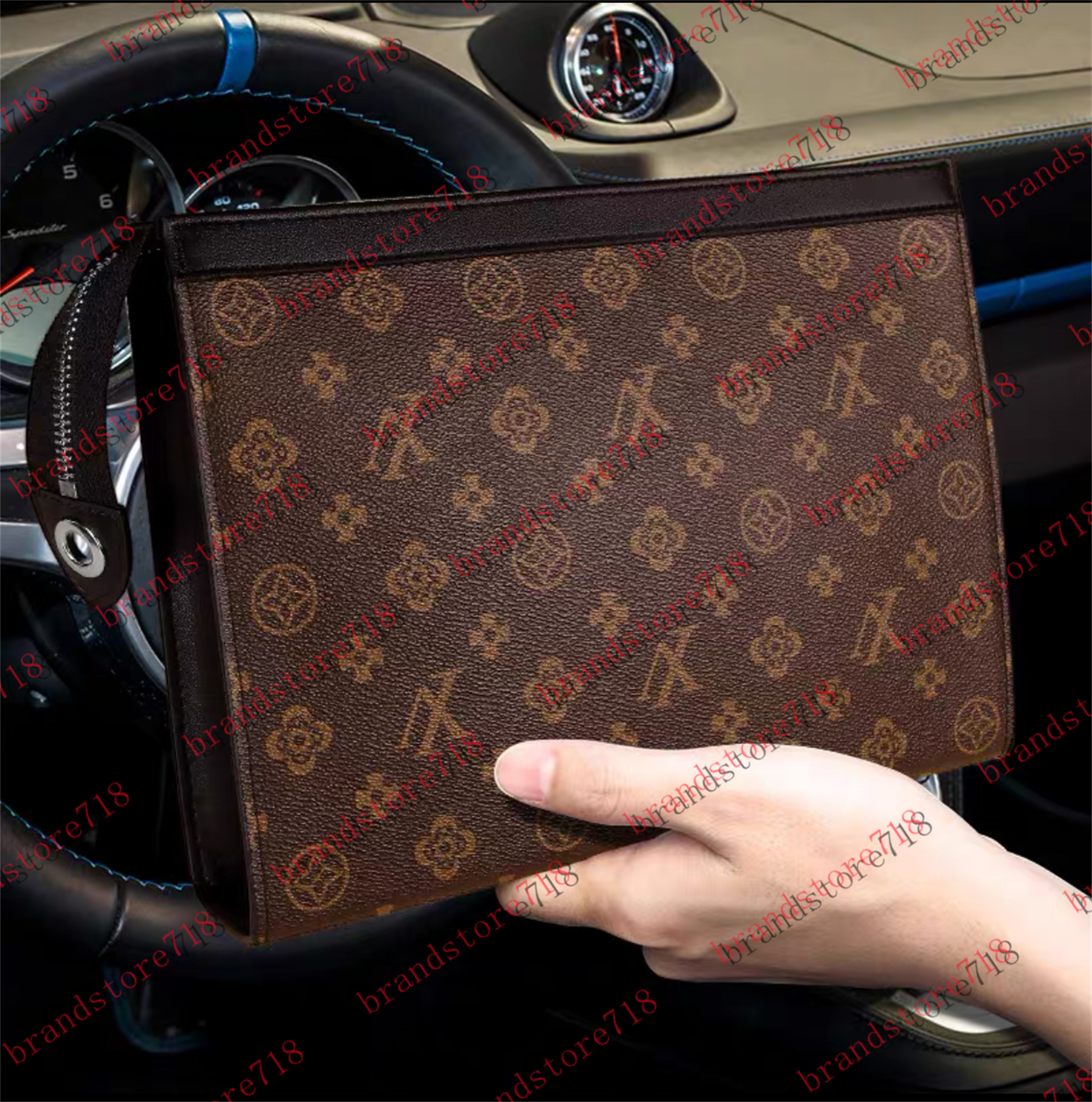 Designers Womens Hag / Old Flower / Rectangular Handbag Femmes Travel Makeup Sac Nouveaux hommes Sac de lavage Sacs cosmétiques Case de mode Sacs
