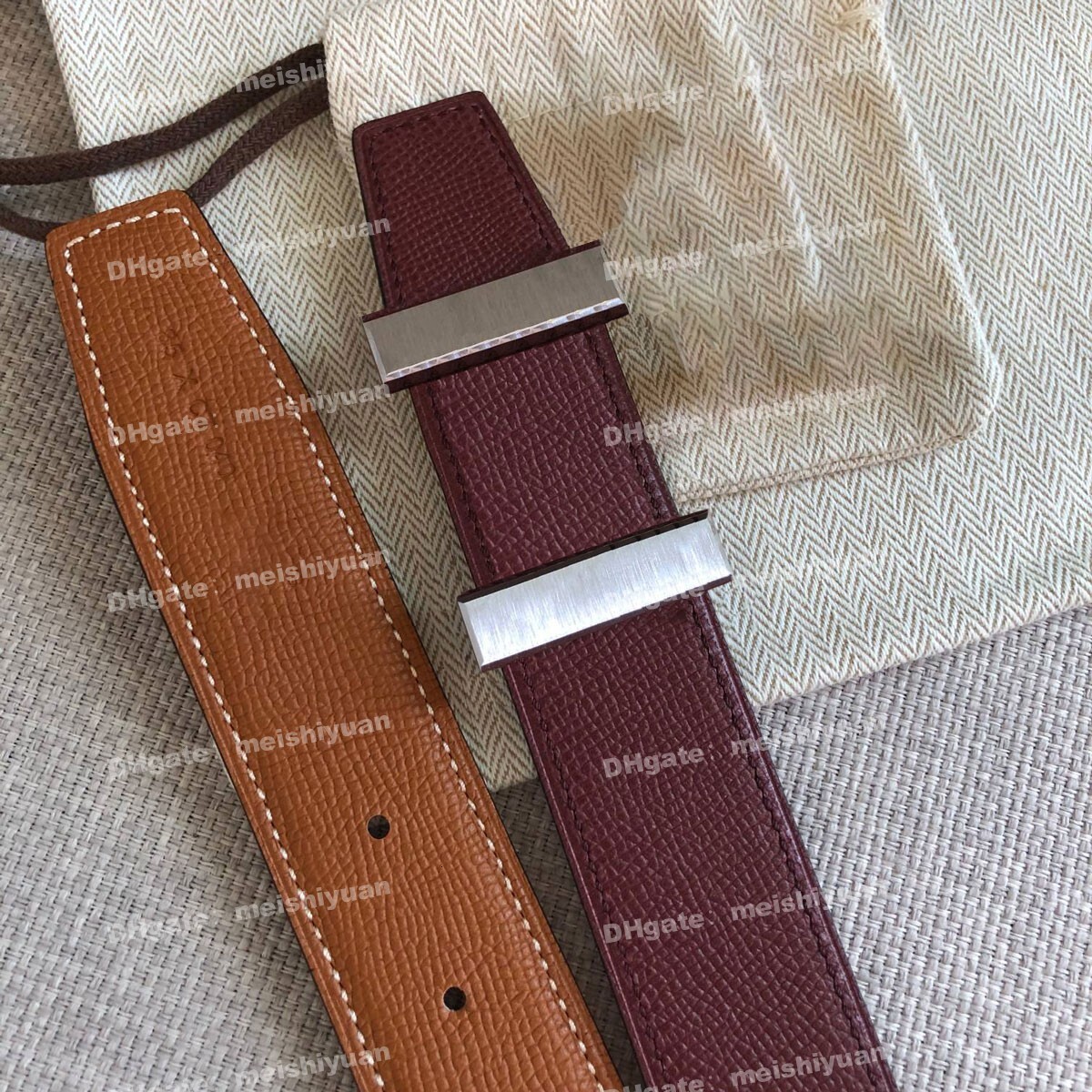 Designer Belts Women Men Belt Classic Letter Buckle Leather Belt Man Lady Fashion Business Dress Pants Waistband Width 3.2Cm Top Quality Reversible