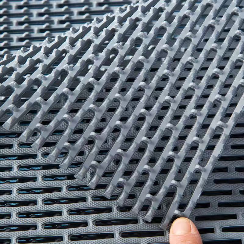 Anti-slip Floor Mat Bathroom Shower Room Bath Mat Household Drainage Kitchen Toilet Bathroom Hollow Hydrophobic Floor Mat-image-1036897200