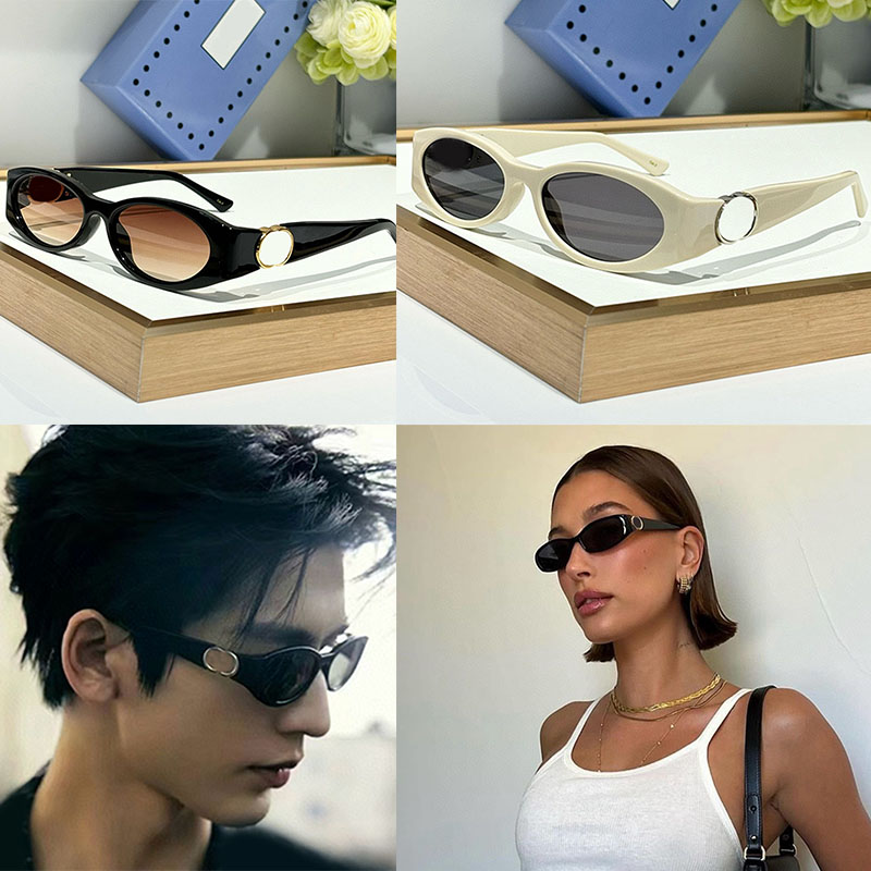 Nouvelle mode OVAL Cadre de soleil Lunettes de couleur tortue verres de couleurs de tortueshesel 1660S High Street Style Elegant and Compact Lune