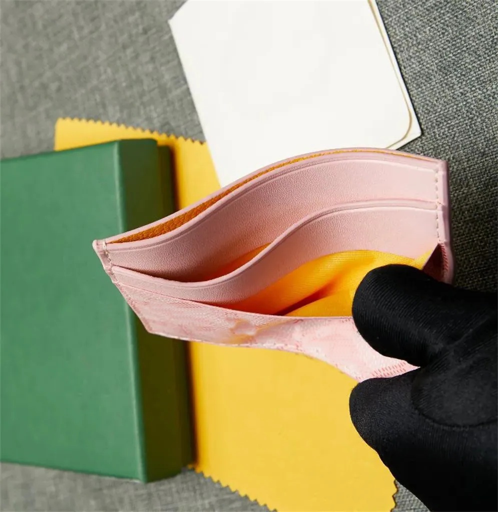 Genuine Leather Card Holders Designer Wallet Fashion Coin Purses Women Men Cardholder Key Pouch Passport Holders Card Wallet Mens Card Holder Bag Fa
