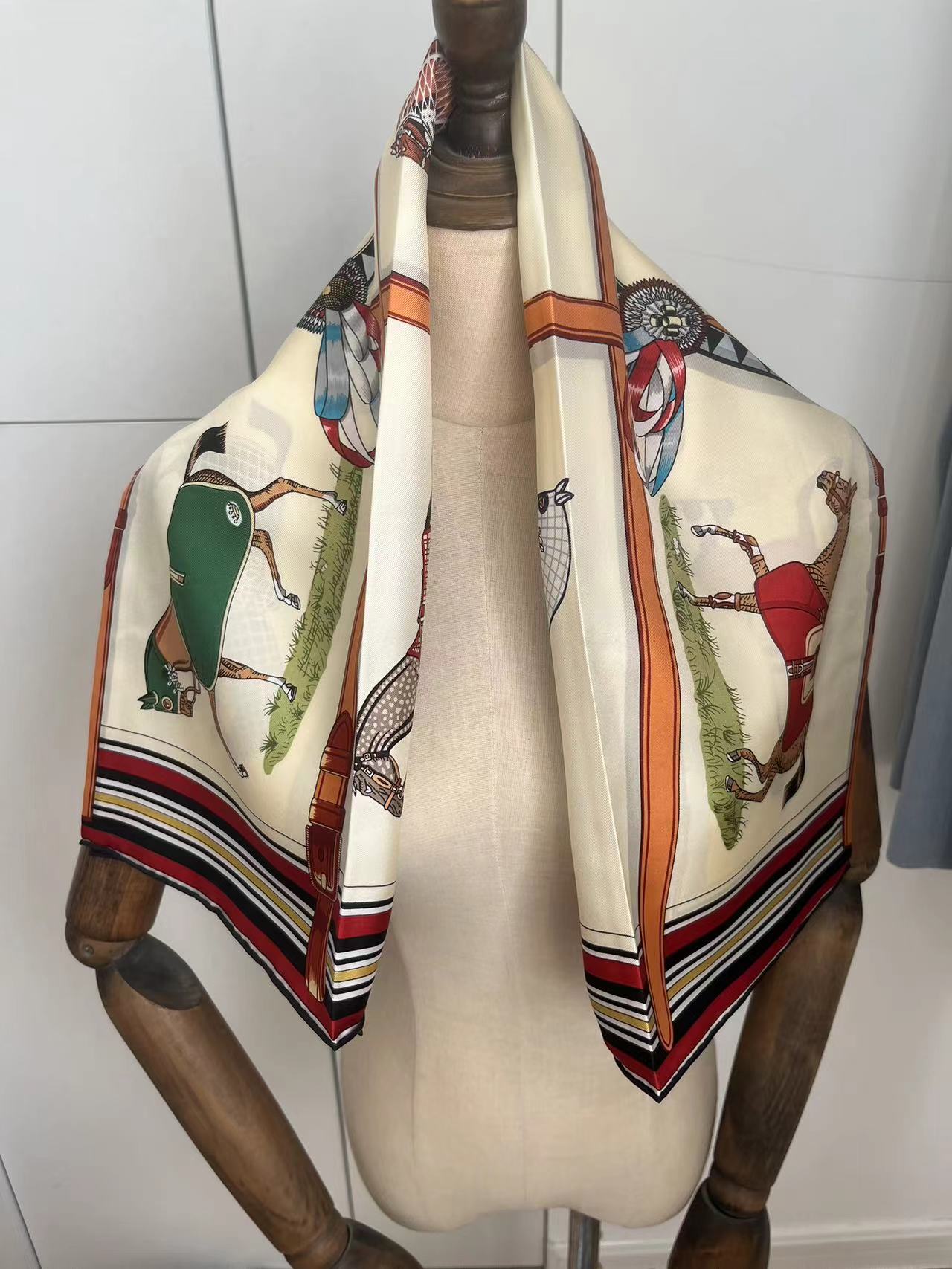 2024 arrival 90*90 cm silk shawl twill quality scarf women fashion wrap for lady new top 2025