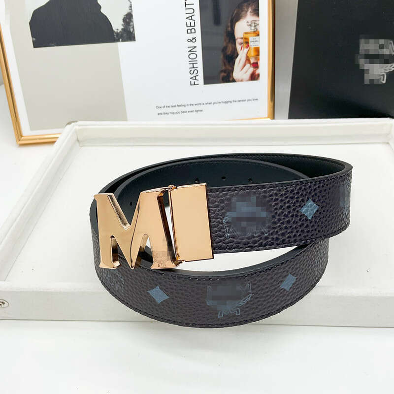 Ceinture Designer haute qualité 5A Mcms Top marque hommes femme ceintures Luxe jeune grande boucle Ceinture Cintura Gurtel Ceinture 2026 nouvelle