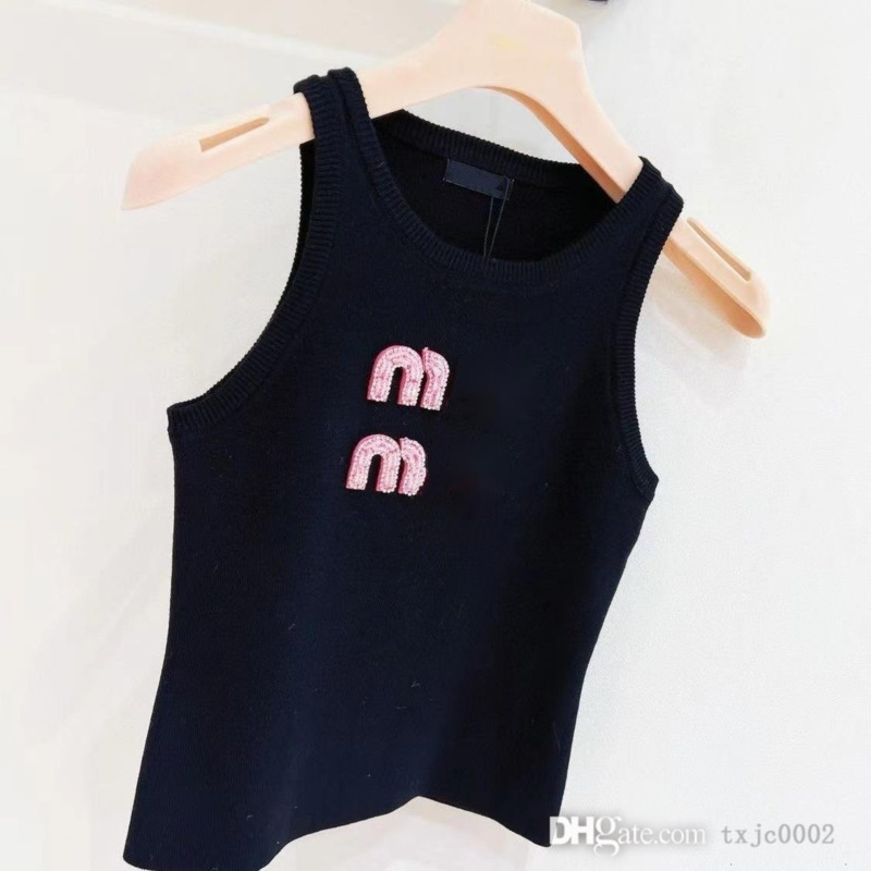 Sexy Women Vest Halter Crop Tob Top pour femmes Designer Party Broidered Fall Summer Backless Shirt Vêtements 4 Couleurs