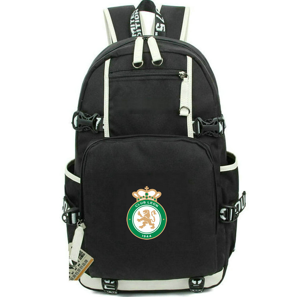 Sac à dos Leon FC Sac à dos Liga MX Football Club Sac d'école de football Sac d'école imprimé équipe de sport Sac à dos pour ordinateur