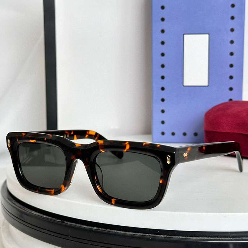 Thick Frame Rectangular Frame Sunglasses 1524S Cool Gradient Rainbow Colored Lenses Modern Mens And Womens Trendy Styles Glasses UV400 Popular Gl