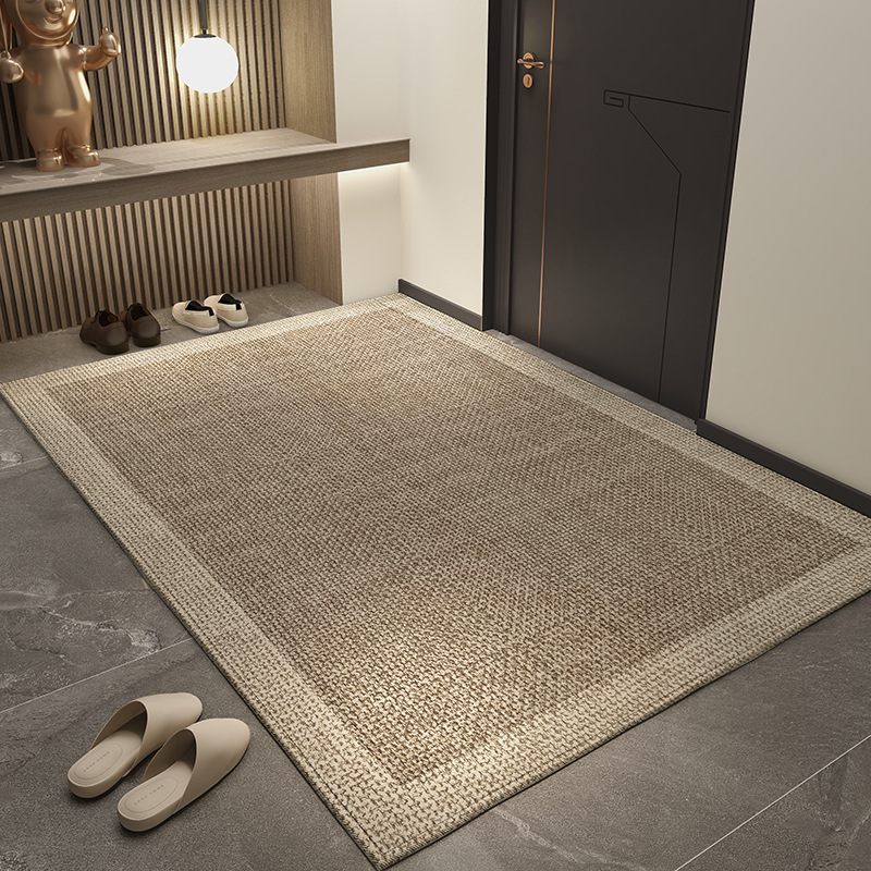 Entrance Door Mats for Home Use High-end Villa Entrance Door Non-slip Foot Mats Entrance Porch Dirt-resistant Carpet-image-1037582655
