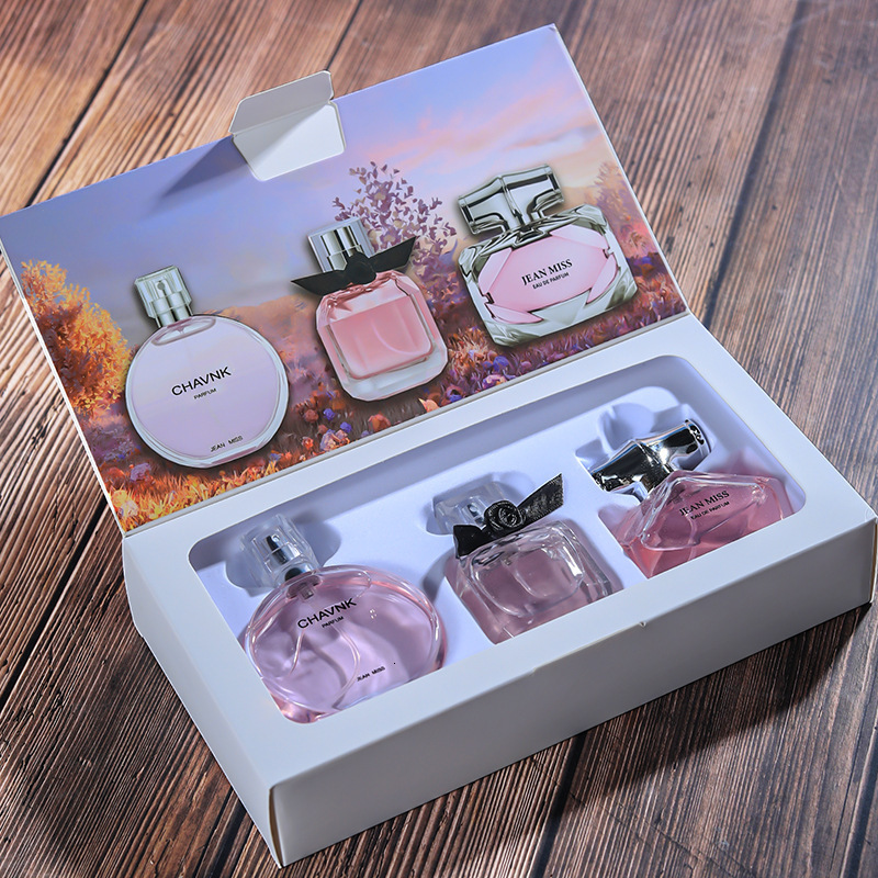 Fragrance Womens Perfume Set - Heart Language Cocoa Encounter 3 Piece Gift Box Long-Lasting Fragrance H250109-image-1041163826