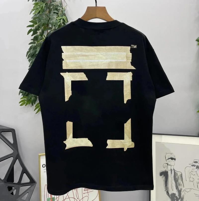 Off White T Shirt Mens Designer 2026 New Fashion Luxurys Clothing Round Neck Men Women Loose Tees Top Man Classic Casual Street Arrow Graffiti Tees