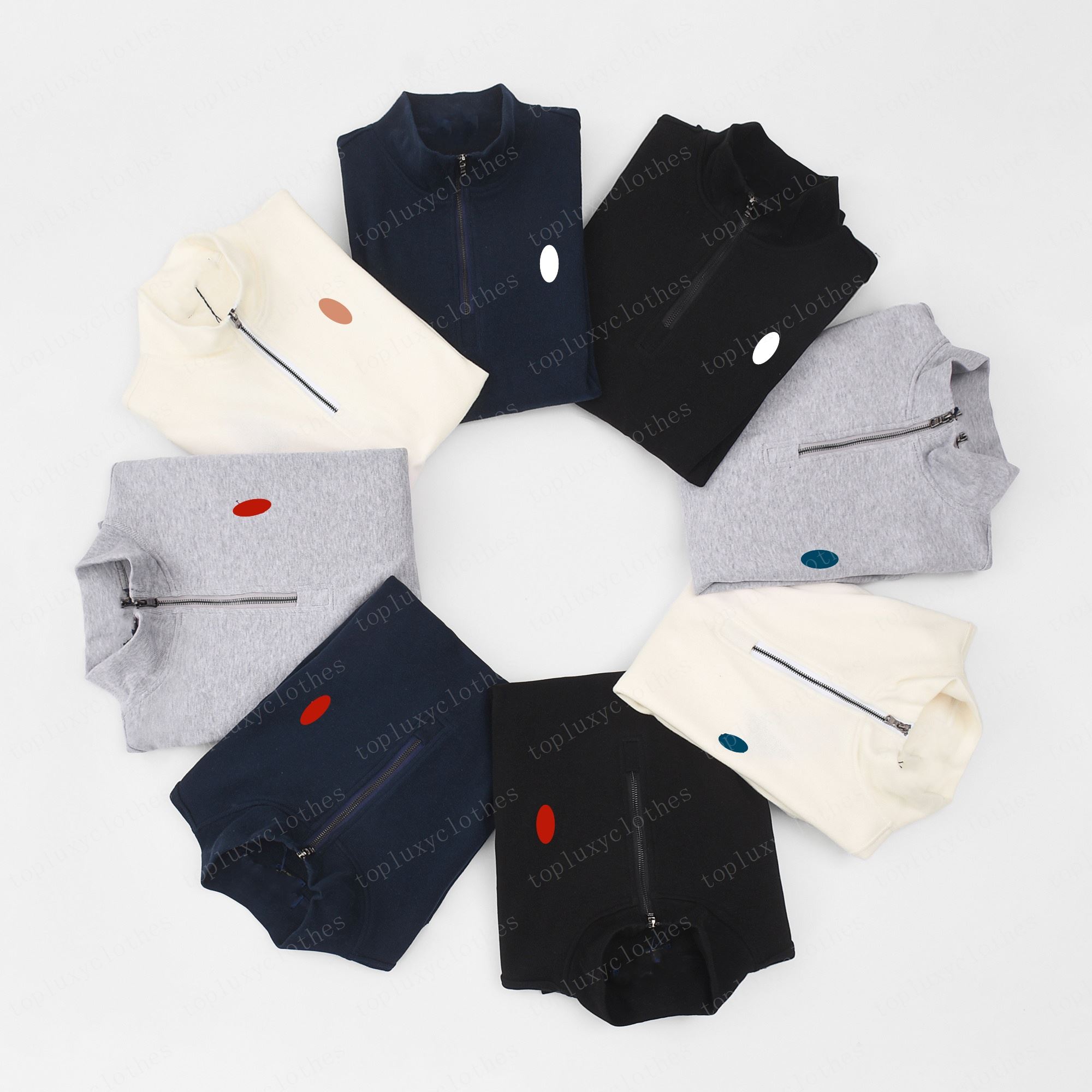 Pullover Sweat-shirt Menonsies Designer Mens Cardigan Femmes Automne Businet Hiver Casual Half Pull Up Up Hoodiejacket Pull de créateur