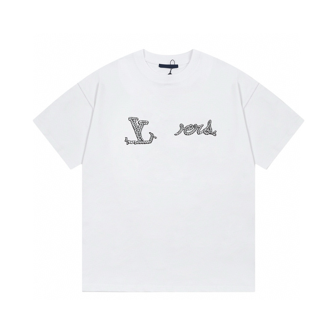 Men&#039;s Plus Tees & Polos Round neck embroidered and printed polar style summer wear with street pure cotton 02mn-image-844659734