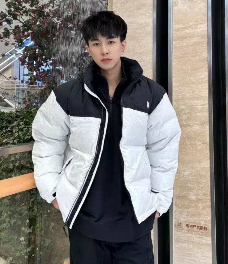 Les hommes Down Jackets Winter Parka gardent au chaud tabac à capuche chapeaux de coquille doux épais vêtements d'extérieur mâle mâle veste bouff