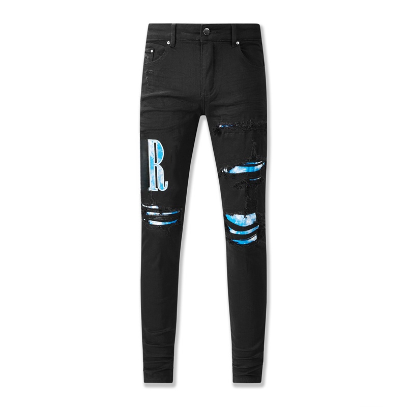 Men Luxury designer Jeans Casual jean Fashion black Trousers Stretch Pants Men's Jeans Size 28-40