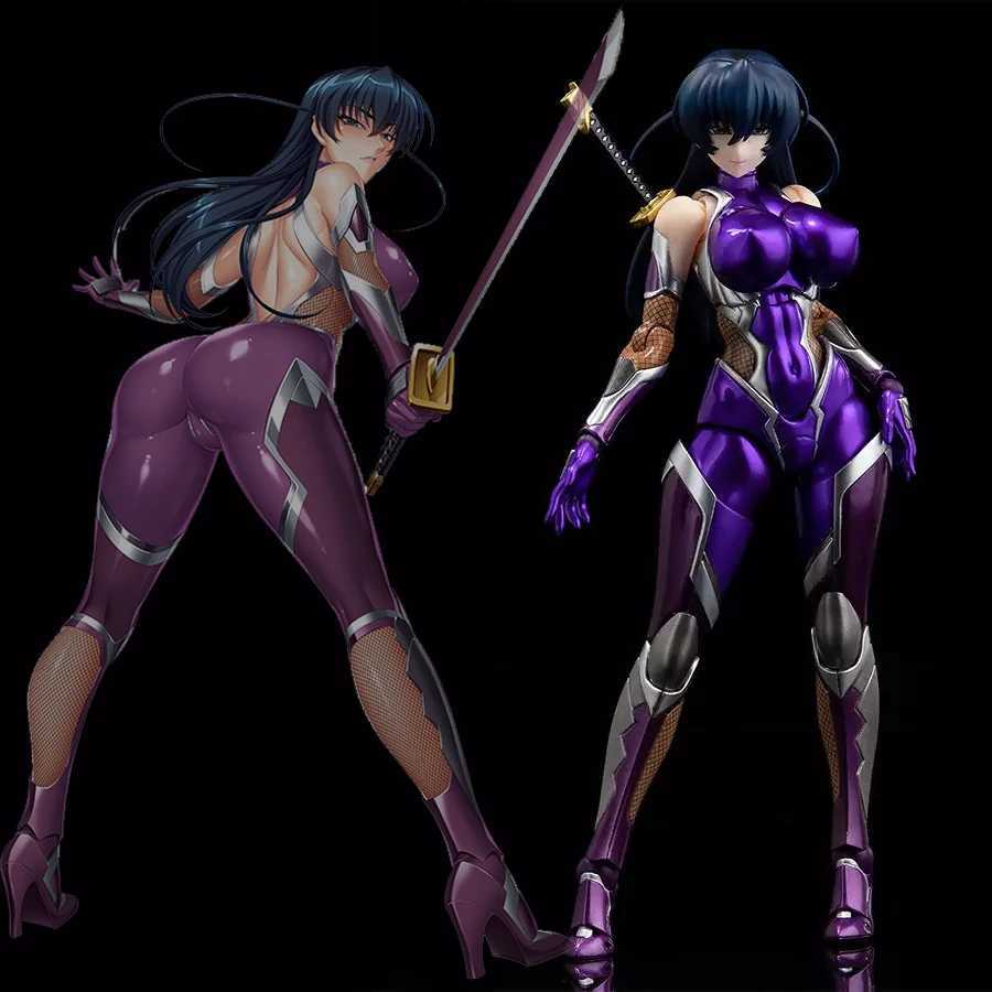 Action Toy Figures 16CM Taimanin Asagi Iga Asagi Iga Sakura Second Axe pe Native Hentai Anime Action Figures PVC Collection Doll Model Toys C2511-image-1084170316