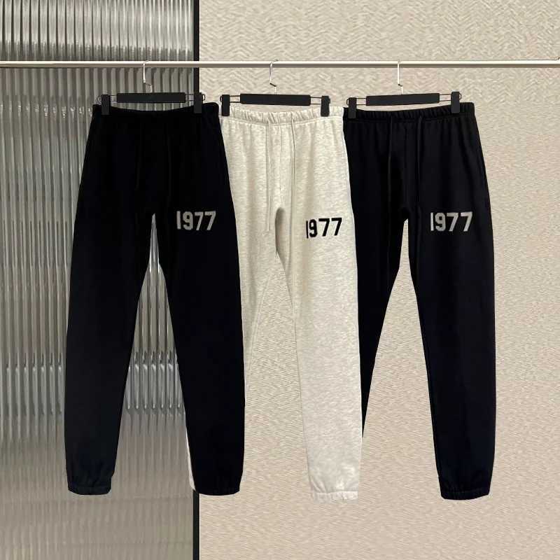 2024 New Simple Letter Womens Loose Fashion Mens Couple Pure Cotton Outdoor Sports Casual Pants 26L0506