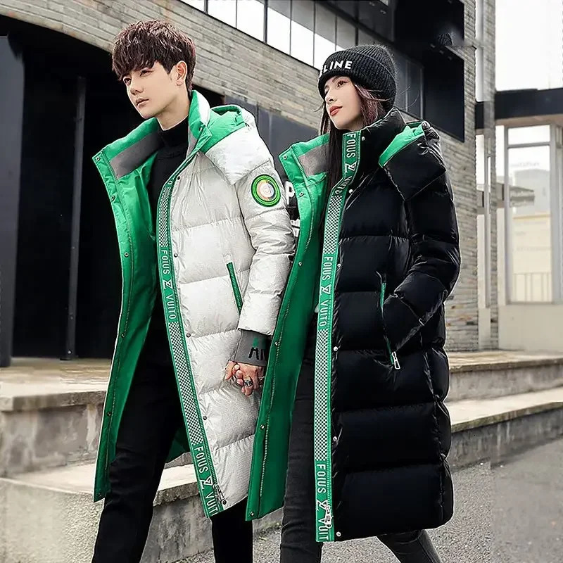 Parkas Mens Quilted Apron Jacket Long Clothing Fashion 2024 Down Winter Korean Review Many Original s Warm 241212Z