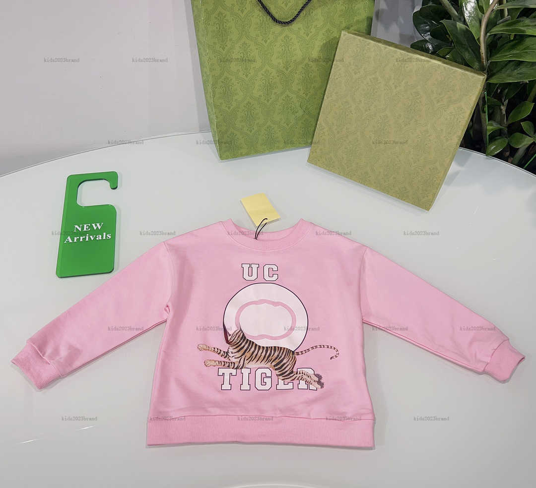 New baby Hoodies child sweater Long sleeve T-shirt kids designer clothes Tiger alphabet print Boys girl sweatshirts-image-1038075198