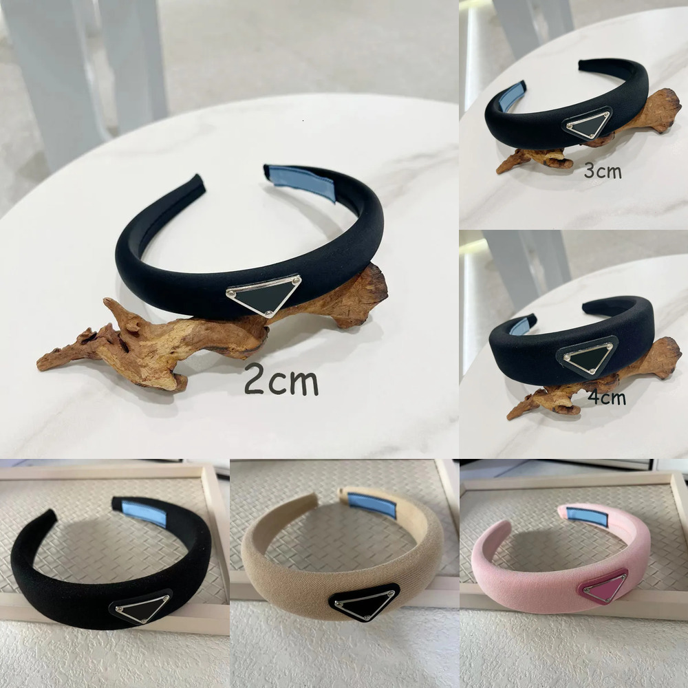 Headbands Fashion Designer Letter Triangle Headbands Hair bands For Women Girl Black Sponge Elastic Sports Fiess narrow Headband Head Wrap top Qu-image-1051861236