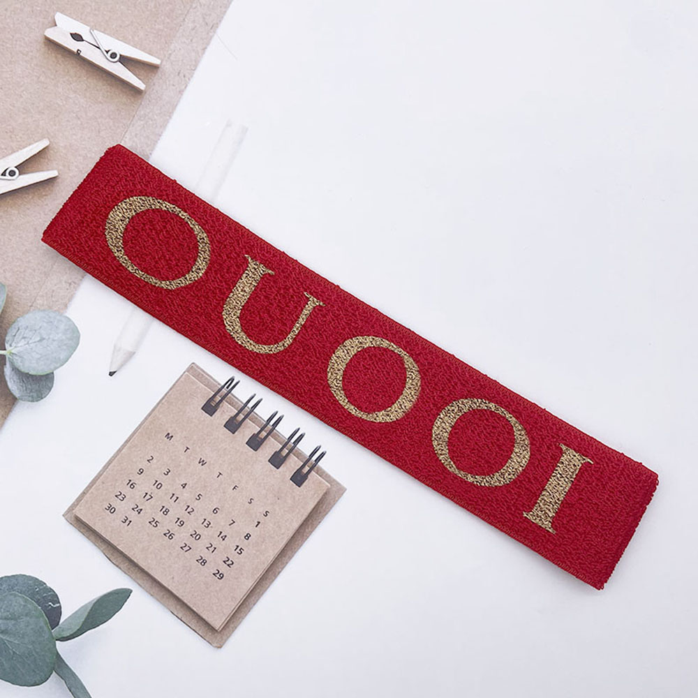 Women Headband Scarf Classic Elastic Letter Printing Outdoor Headwrap High Quality Lots Style Pure Cotton Men Women LuxuryTurban Hair Accessories