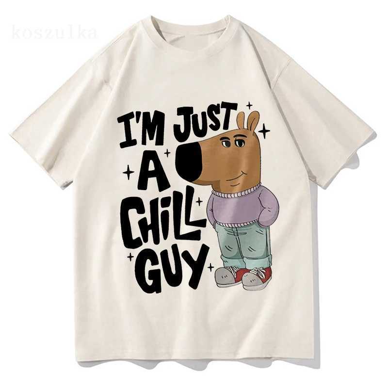 T-shirts masculins juste un gars froid meme rétro pour hommes / femmes harajuku vêtements kawaii t-shirt unisex 100% coton t-shirt y2412165ee4