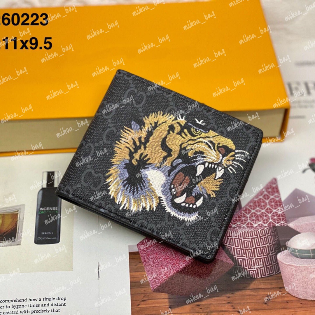 Luxury Designer Men's Wallet Leather Credit Card Holder High Quality Classic Cash Clip Coin Pocket Purse Long Term Business Double Fold Best