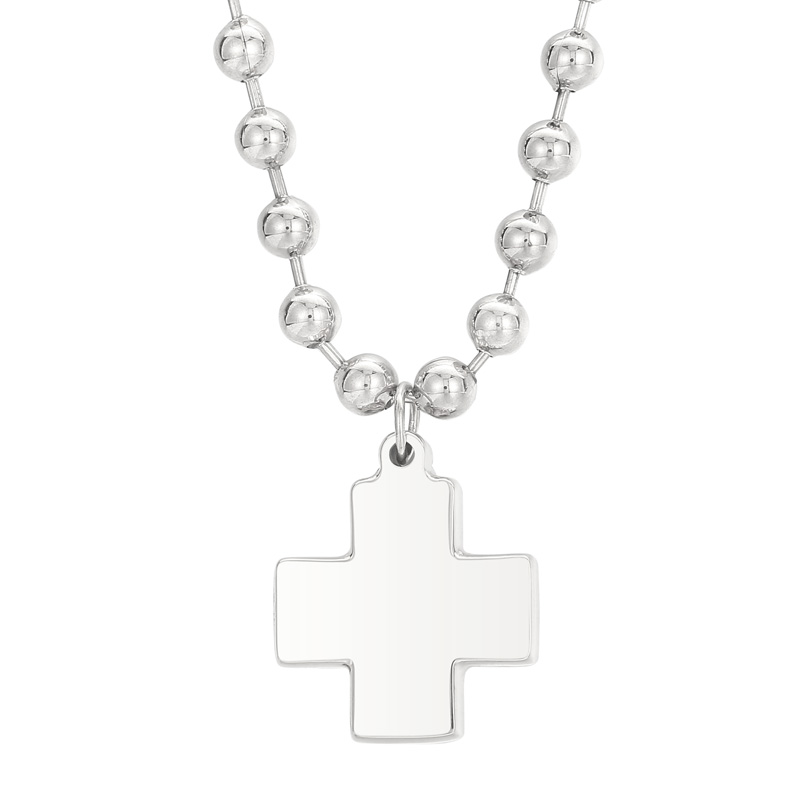 New Fashion Women Silver Rose Gold Stainless Steel Crown White Zircon Number Heart Pendant Necklace Jewelry-image-1052779781