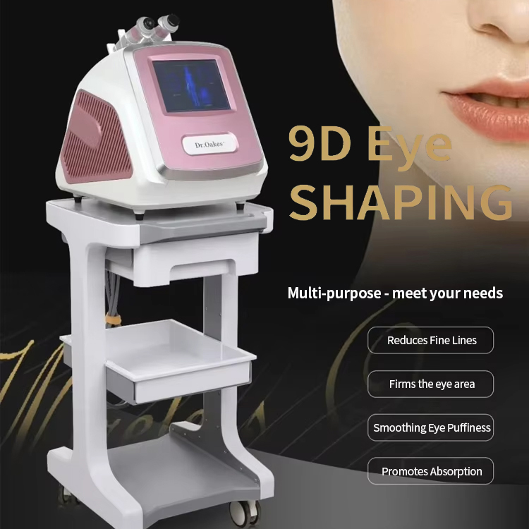 Newest 9D Eye & Face Lifting Monopolar RF Facial Smoothing Device for Fine Line Removal & Puffy Eyes Relief Anti-wrinkle Anti-aging Thermal Massage