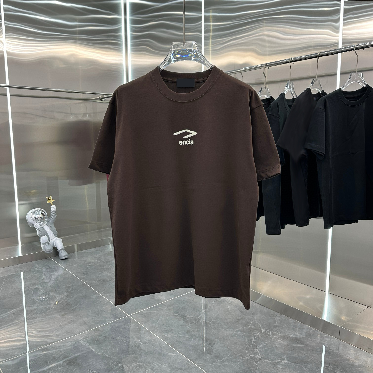 Men's Plus Tees & Polos Graffiti hand drawn letter print original fabric official same style short sleeved T-shirt same vat dyed fabric for-image-844661440