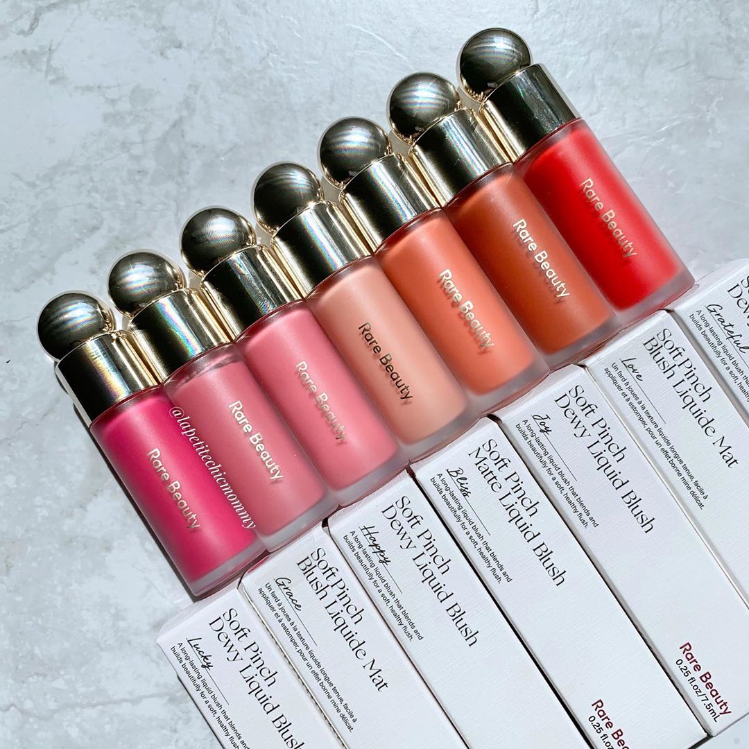 Rare Beauty Selena Soft Pinch Blush Liquid Frais 7.5Ml bliss Joy Worth Grateful Lucky Virtue Love Color Waterproof 13 Colors Liquid Blush Make Up-image-1038207766