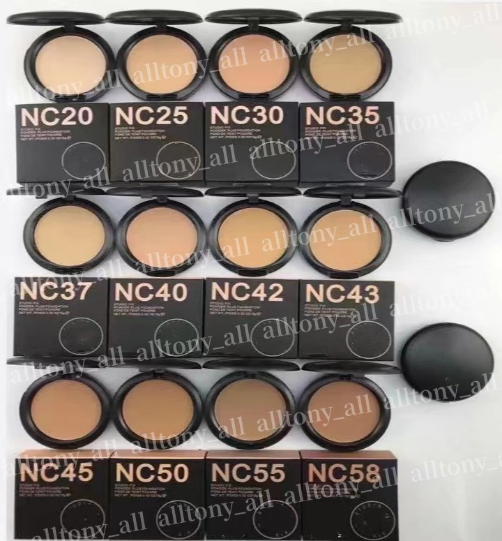 Face Powder NC color 15g Fix Powder Plus Foundation Fond De Teint Poudre Natural Long-wearing Makeup Pressed Powder 12 Colors-image-890149564