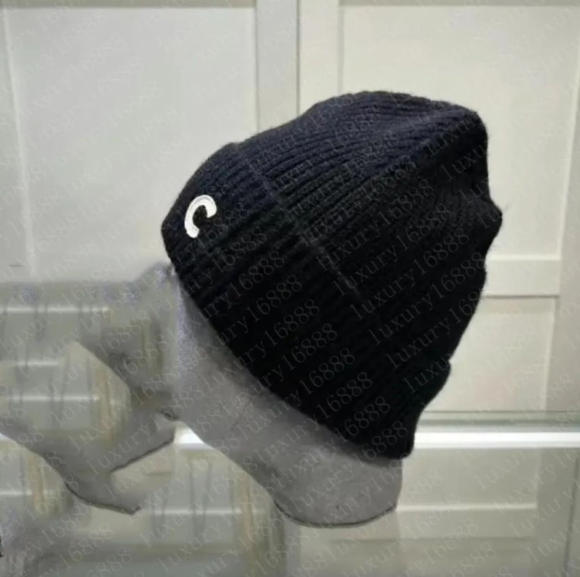 designer beanie bonnet casquette classic beanie hat cap Winter New Wool Classic Brand Fashion Knitted Hat-image-920167647