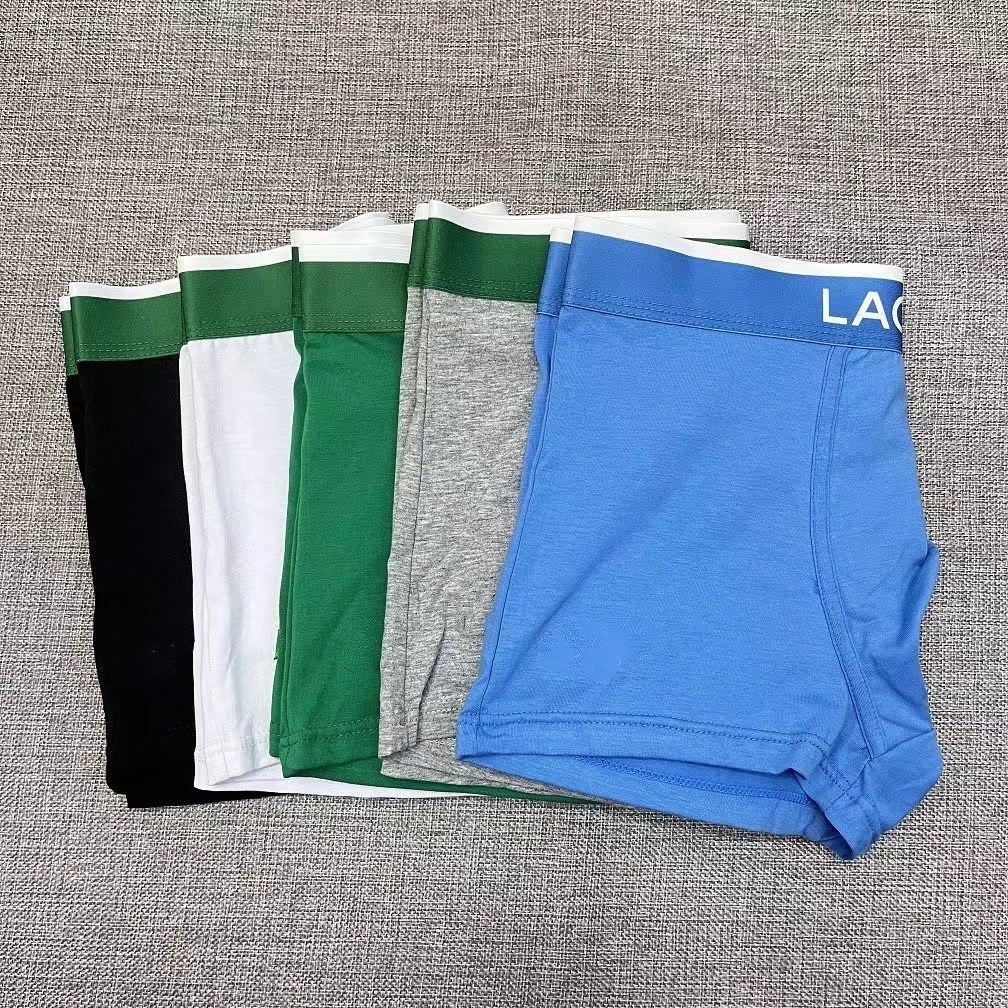 Mens Designer Briefs - 5-Pack Cotton Blend Boxer Shorts Lightweight for Daily Use S2586{category}-image-1070105373