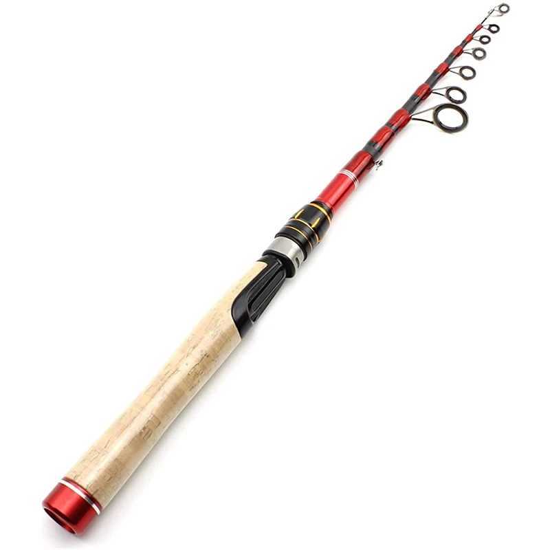 outdoor 2026 New New High Quality 1.6M-2.7M Outdoor Carbon Fiber Lure Short Travel Lightweight Rod Telescopic Super Hard Fishing Rodxj241219 Free Sh