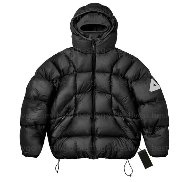 Mens Down Jacket Perrex Matte Balaclava Puffa Fashion Casual Designer Mens Winter Jacket Windbreaker Coat Printed Warm Thick Hooded Puffer Warm Jack
