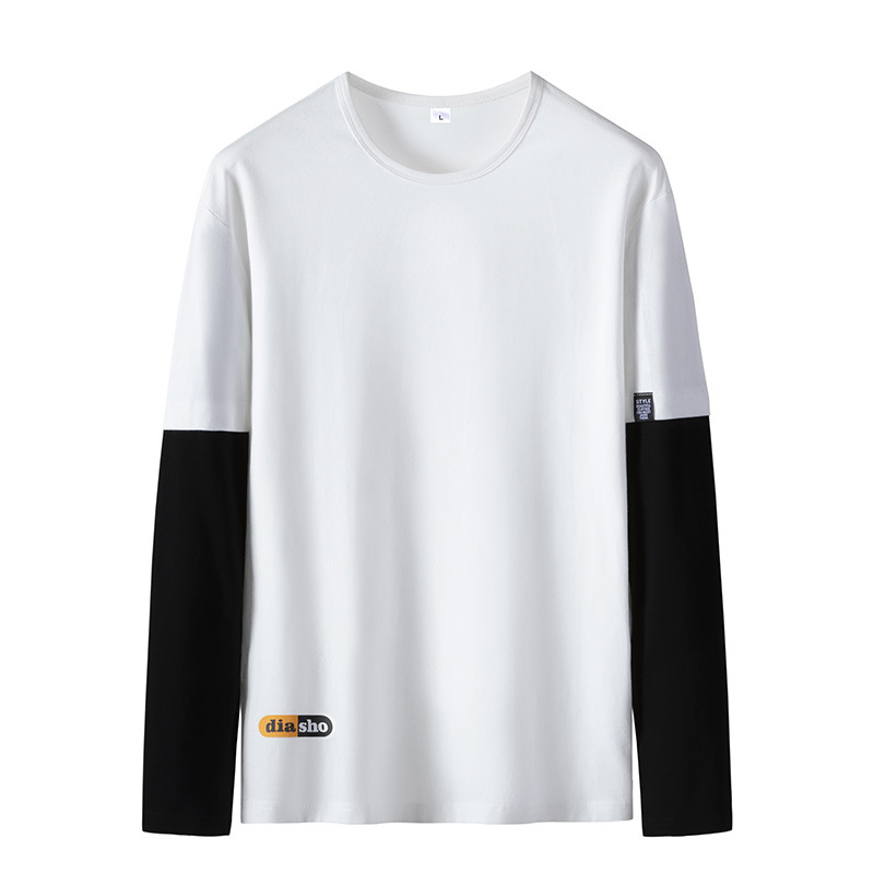 (362) T-shirt à manches longues du début de l'automne pour hommes