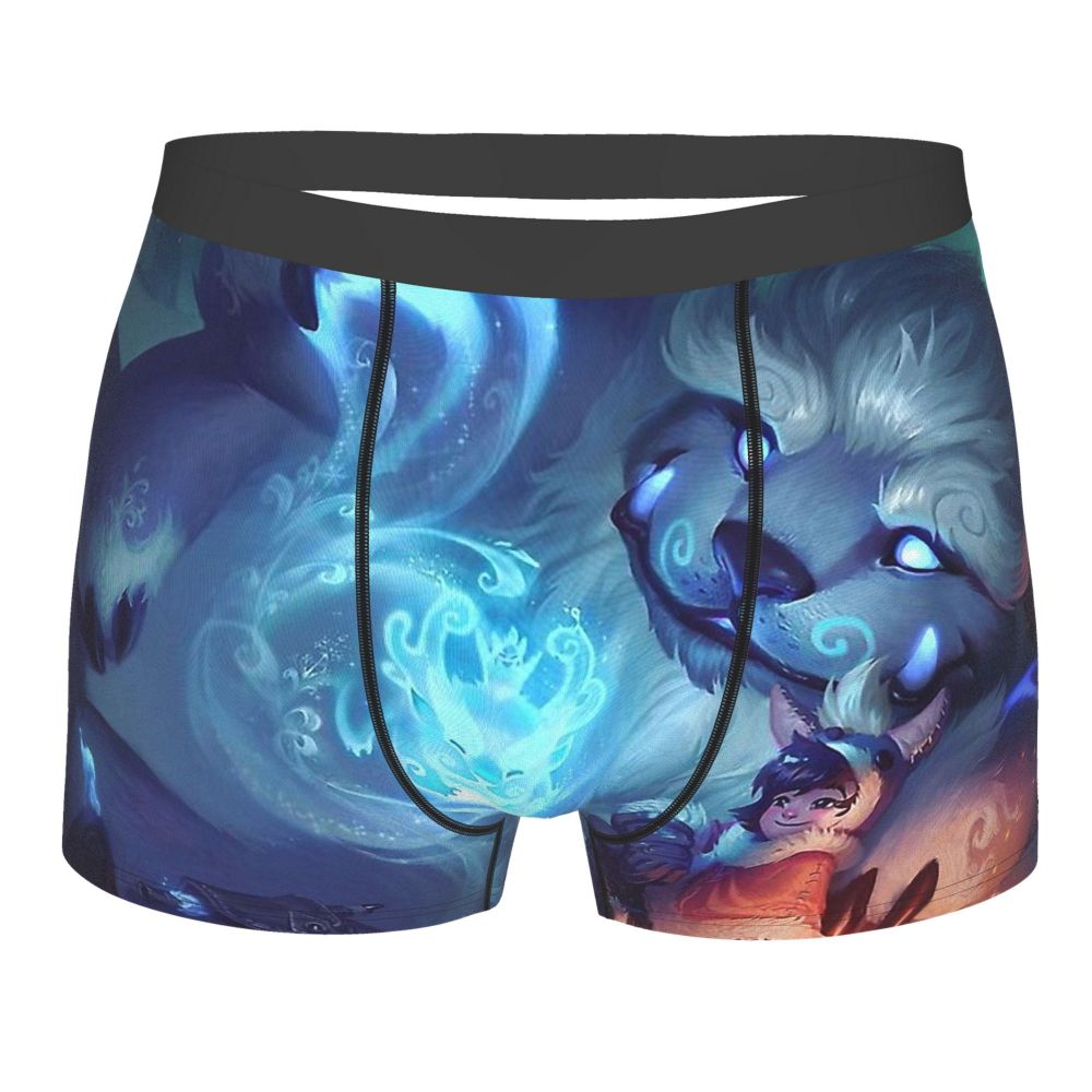 Men's Underwear Nunu Willump League Of Legends LOL MOBA Games Underpants Homme Panties Man Underwear briefs Sexy Shorts Boxer Briefs Underpants