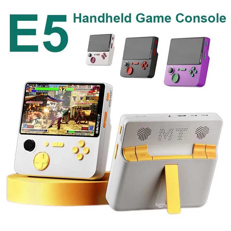 New E5 Handheld Game Console 5-inch IPS HD Sn Arcade 5000mAh Power Bank 2In1 port 13 Emators Retro Game hine Z241219-image-1038814779