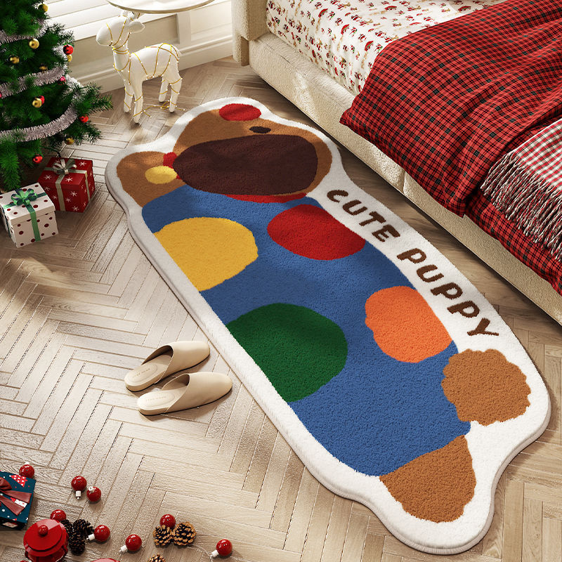 Cute Home Living Room Bedroom Balcony Thickened Dust-proof and Non-slip Bay Window Bedside Blanket