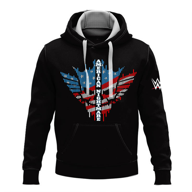 2023 Spring and Autumn Men's 3D Printing Famous Wrestling Event Cody Rhodes Series Hoodie Children's Street Leisure Sports Pullo