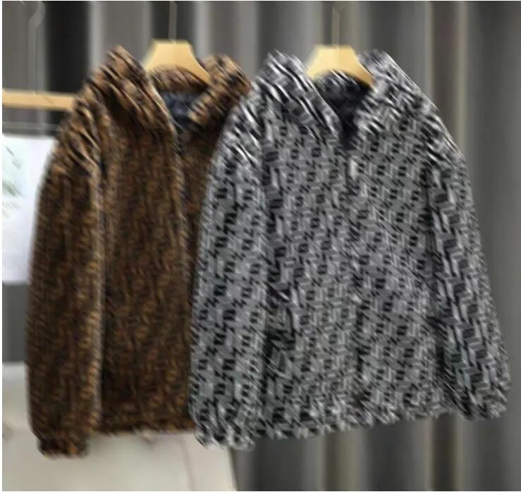 mens jacket Puffy Loose Luxury wool coat designer Outwears winter embroidery zipper cardigan hoody coat clothes women jackets