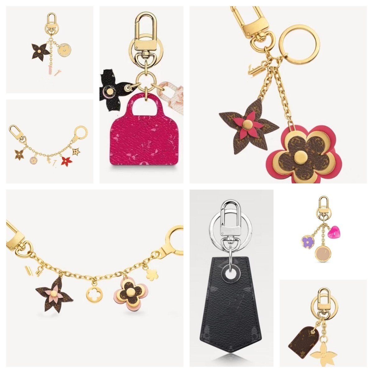designer keychain luxury letters charm women bag chain 20 styles wallet Car Key Chain men Buckle jewelry Keyring Keychains Lanyards-image-946449683
